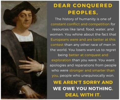 Columbus meme.